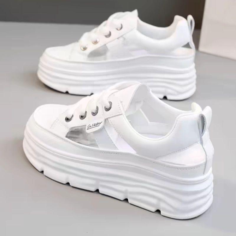 Новые полые сандалии женские с увеличением высоты на лето дышащие на толстой подошве повседневные туфли универсальные одинарные туфли женские 40 белый
Новые полые сандалии женские с увеличением высоты на лето дышащие на толстой подошве повседневные туфли универсальные одинарные туфли женские 40 белый