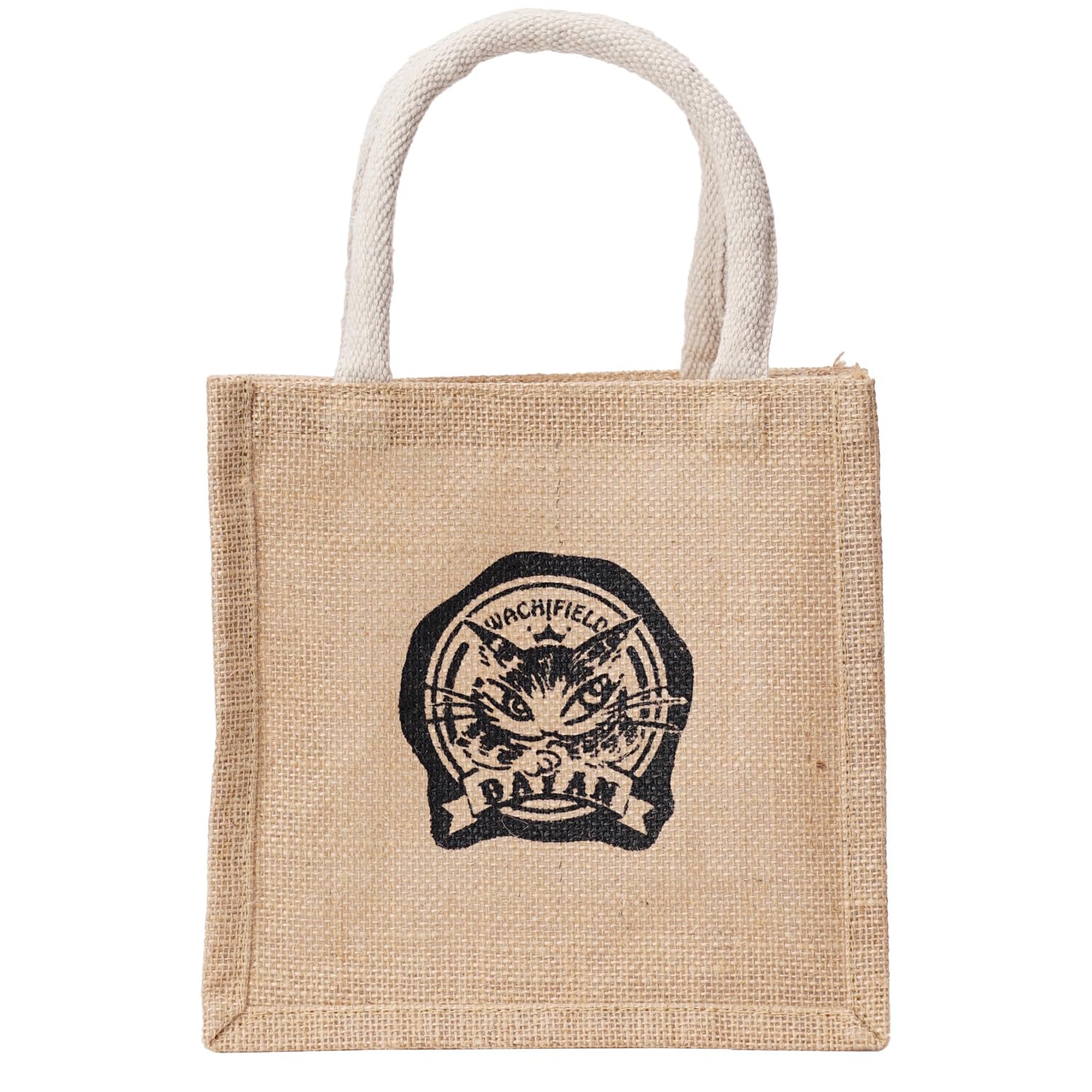 WACHIFIELD T2O Tote Bag, Small, Mini Tote, Cat Design, Women s, Walking Tote, Lunch Tote, Bento Tote, Jute, WTJJ-01B, Natural
WACHIFIELD T2O Tote Bag, Small, Mini Tote, Cat Design, Women s, Walking Tote, Lunch Tote, Bento Tote, Jute, WTJJ-01B, Natural