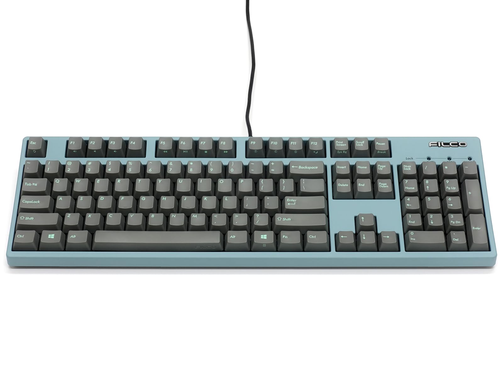 FILCO Majestouch ASAGI Full size English layout 104 keys CHERRY MX Blue axis PBT molded sky gray keycap with 3 red key locks Asagi + two-color
FILCO Majestouch ASAGI Full size English layout 104 keys CHERRY MX Blue axis PBT molded sky gray keycap with 3 red key locks Asagi + two-color