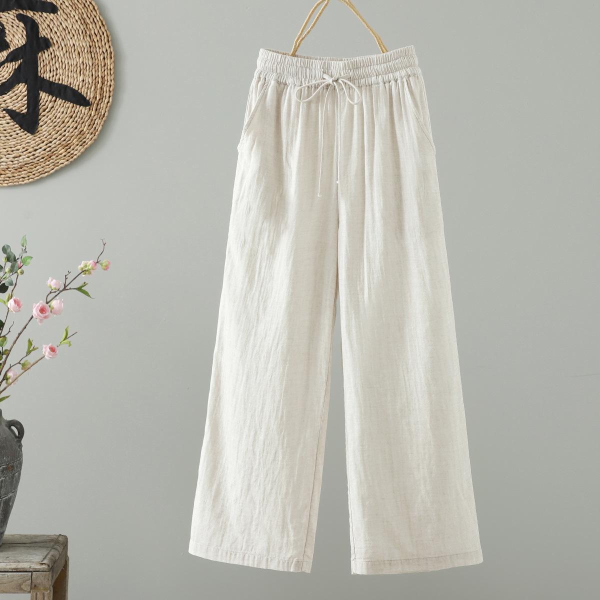 Pure Cotton Women s Casual Cropped Pants, Double Layer Gauze, Loose Wide Leg Trousers X-Large грязно-белый
Pure Cotton Women s Casual Cropped Pants, Double Layer Gauze, Loose Wide Leg Trousers X-Large грязно-белый