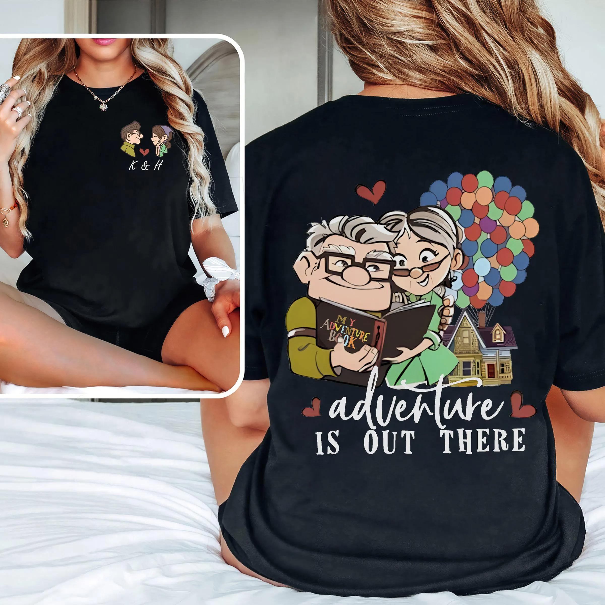 New Cartoon Up Carl and Ellie Print TShirt Fashion Pop Couple TShirt Loose Thanksgiving Honeymoon Gift 4XL
New Cartoon Up Carl and Ellie Print TShirt Fashion Pop Couple TShirt Loose Thanksgiving Honeymoon Gift 4XL