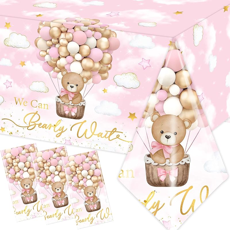 CMUSKO Gender Reveal Table Cloths, 3Pcs Navy Blue and Pink Boy or Girl Gender Reveal Tablecloth for Boy or Girl Party Decorations Supplies, 180x108cm
CMUSKO Gender Reveal Table Cloths, 3Pcs Navy Blue and Pink Boy or Girl Gender Reveal Tablecloth for Boy or Girl Party Decorations Supplies, 180x108cm