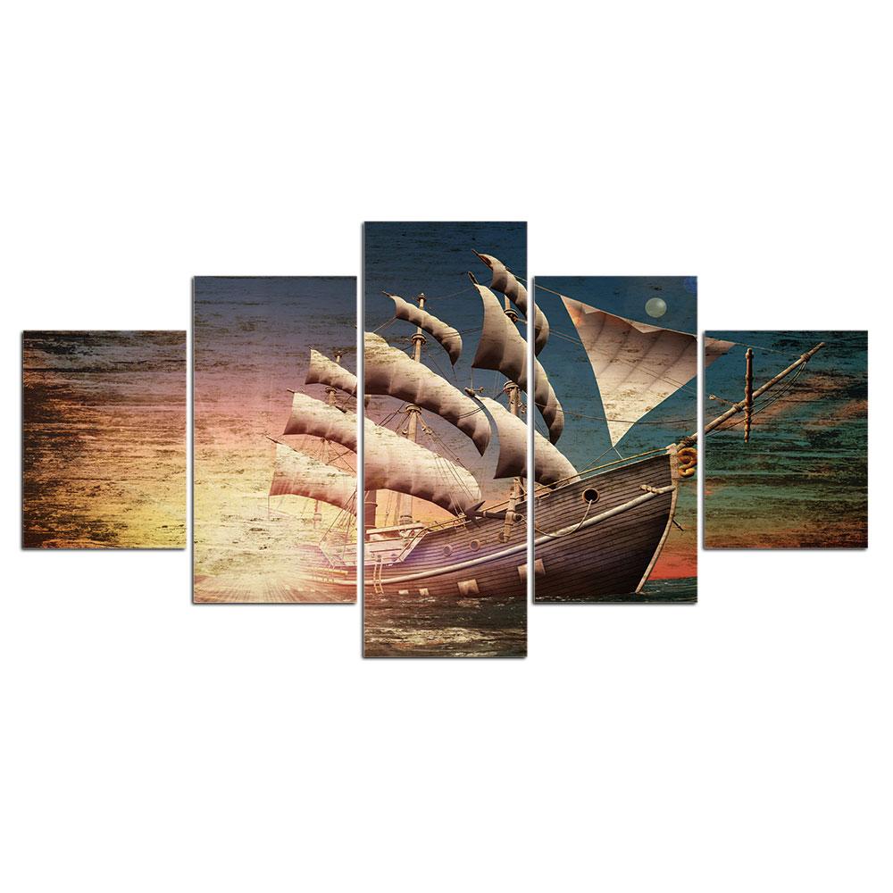 No Framed Canvas 5Pcs Sun Boat Pirate Sailboat Sea Sunset Wall Art Posters Pictures Paintings Home Decor Accessories Decoration 20x35 20x45 20x55cm
No Framed Canvas 5Pcs Sun Boat Pirate Sailboat Sea Sunset Wall Art Posters Pictures Paintings Home Decor Accessories Decoration 20x35 20x45 20x55cm