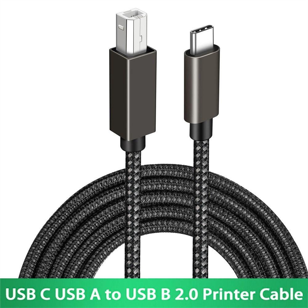 Type-C Male USB C to USB B Cable 480Mbps Printer Cable USB B Type C Braided Cable USB A to USB B gray-1m USB-A
Type-C Male USB C to USB B Cable 480Mbps Printer Cable USB B Type C Braided Cable USB A to USB B gray-1m USB-A