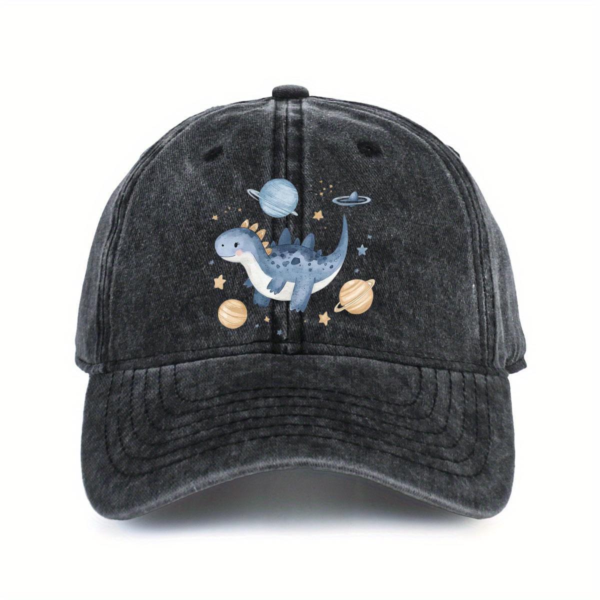 Dinosaur Space Planet Print Baseball Cap Unisex Polyester Adjustable Outdoor Sun Protection Hat One Size
Dinosaur Space Planet Print Baseball Cap Unisex Polyester Adjustable Outdoor Sun Protection Hat One Size