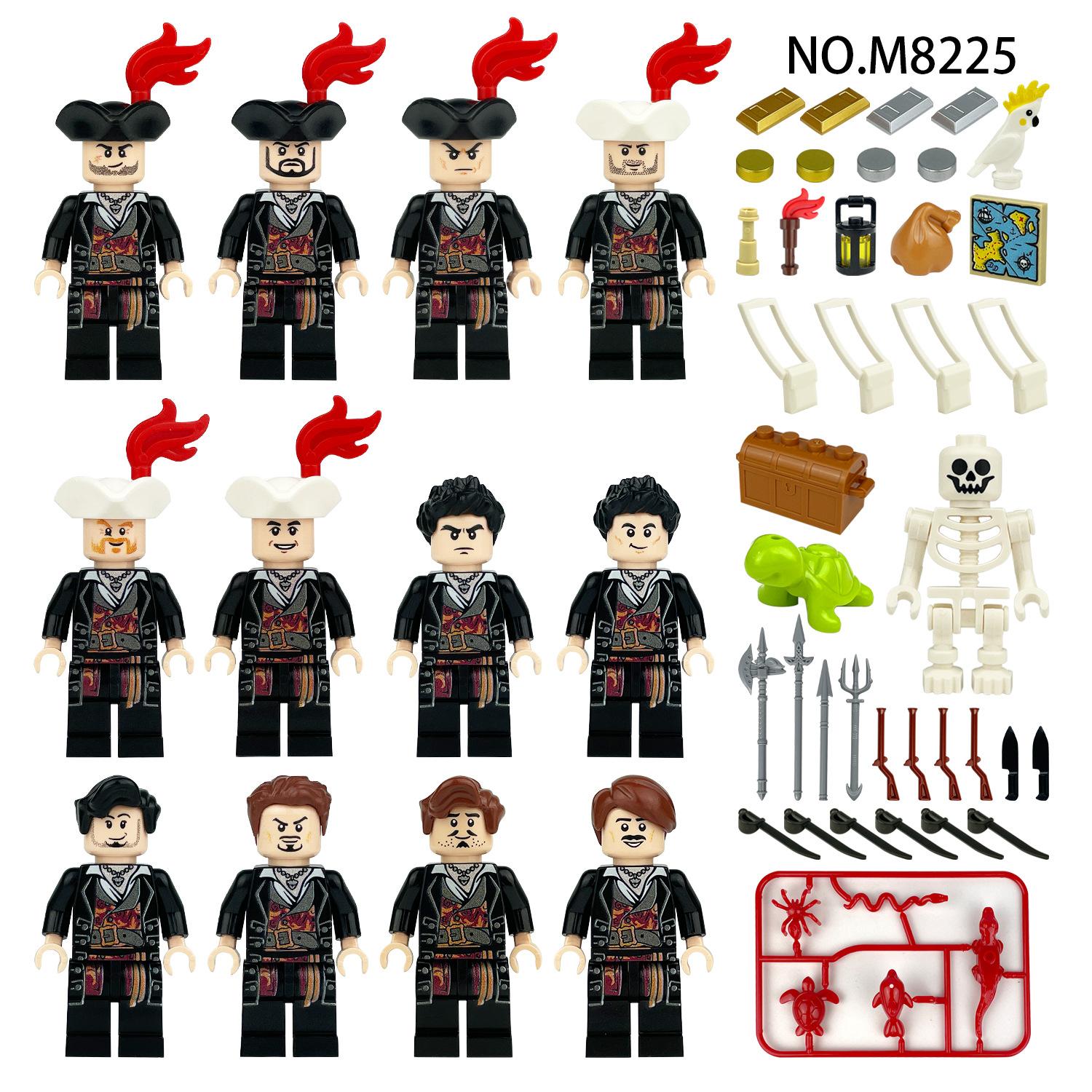 12 шт. Креативная серия Пиратская команда Минифигурки Строительные блоки Игрушки
12 шт. Креативная серия Пиратская команда Минифигурки Строительные блоки Игрушки