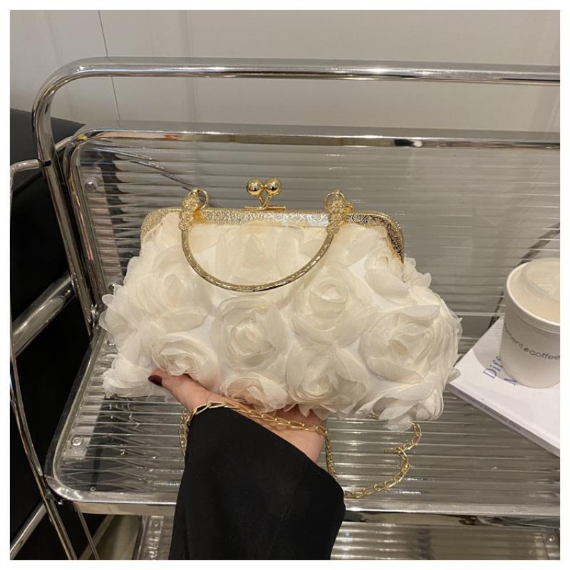 Chiffon 3D Flower Banquet Bag Evening Bags Luxury Women Chain Shoulder Bag Clutch Handbag Trendy Crossbody Bag бежевий
Chiffon 3D Flower Banquet Bag Evening Bags Luxury Women Chain Shoulder Bag Clutch Handbag Trendy Crossbody Bag бежевий