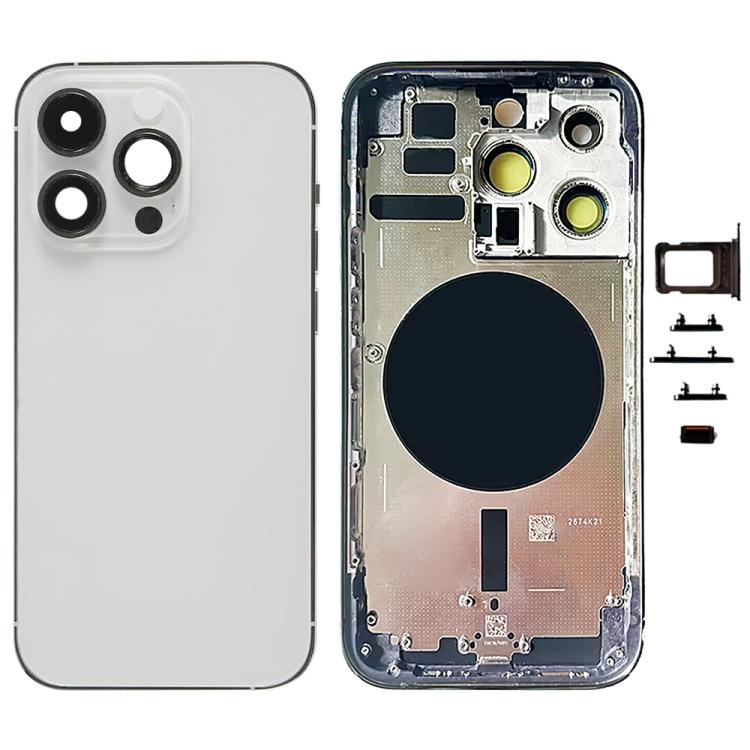 For iPhone 14 Pro Back Battery Housing Cover+Middle Plate Frame+Side Buttons Replacement (EU Version) Silver
For iPhone 14 Pro Back Battery Housing Cover+Middle Plate Frame+Side Buttons Replacement (EU Version) Silver