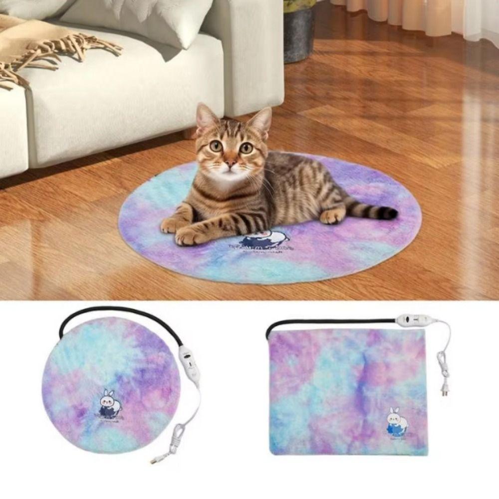 Waterproof Pet Electric Heated Blanket Removable Heated Cat Pad Pet Warming Heating Pad Indoor S-Round
Waterproof Pet Electric Heated Blanket Removable Heated Cat Pad Pet Warming Heating Pad Indoor S-Round