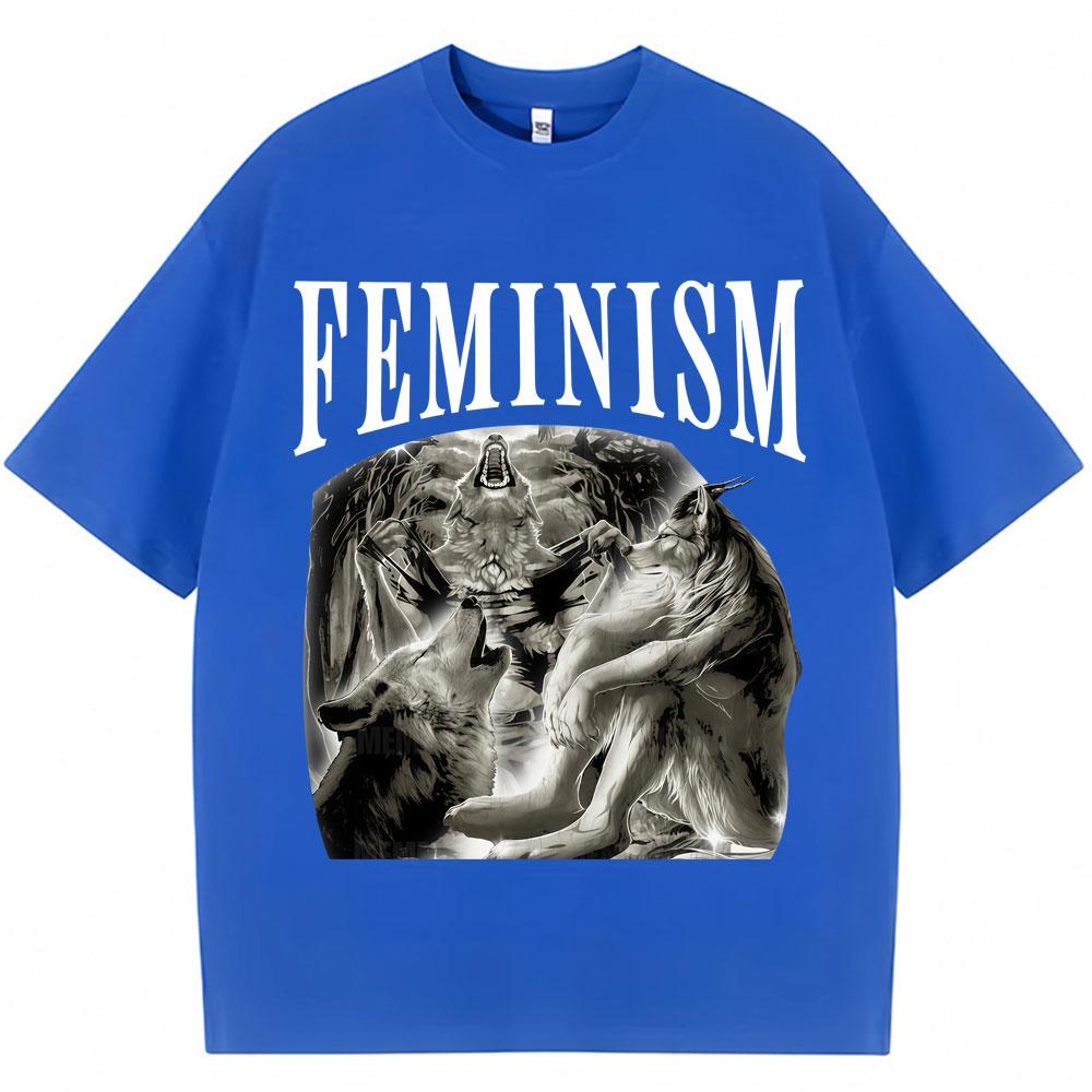 Funny Feminism Wolf Meme Graphic T Shirts Fashion Popular 90s Vintage Men Women Short Sleeve Oversized T-shirts 3XL
Funny Feminism Wolf Meme Graphic T Shirts Fashion Popular 90s Vintage Men Women Short Sleeve Oversized T-shirts 3XL