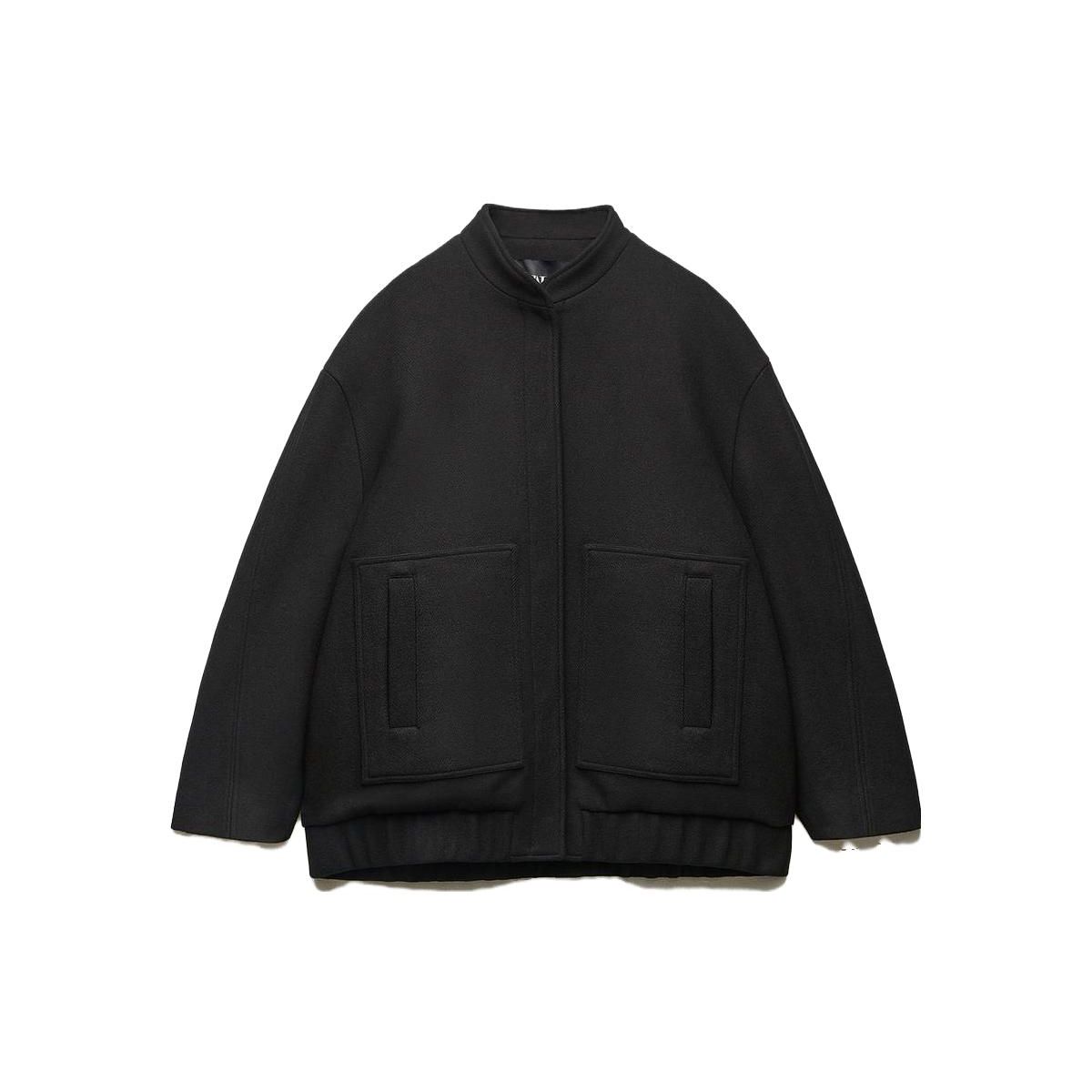 Zara Однотонная модная универсальная куртка на молнии для женщин, черные куртки 07522240800-33 L
Zara Однотонная модная универсальная куртка на молнии для женщин, черные куртки 07522240800-33 L