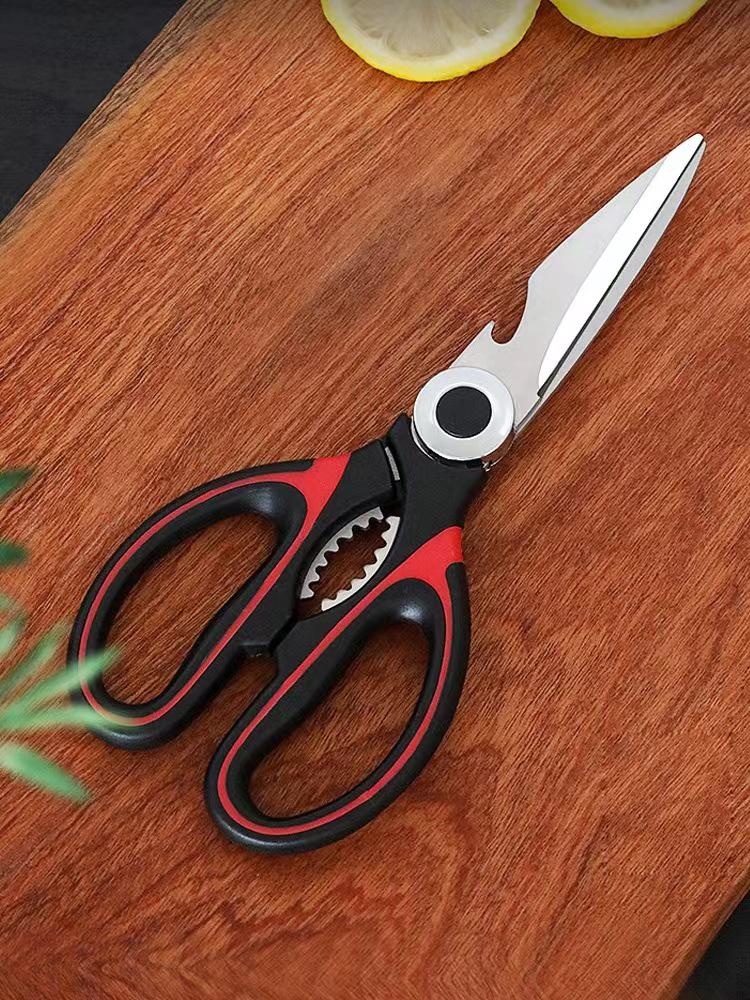 Многофункциональные кухонные ножницы из нержавеющей стали с дизайном панды для резки куриных костей и многого другого красный/чёрный
Многофункциональные кухонные ножницы из нержавеющей стали с дизайном панды для резки куриных костей и многого другого красный/чёрный