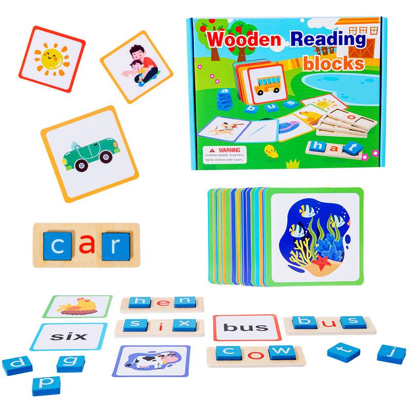 Wooden Children S Early Education Puzzle Spelling Game Building Block English Spelling Alphabet Cognitive Spelling
Wooden Children S Early Education Puzzle Spelling Game Building Block English Spelling Alphabet Cognitive Spelling