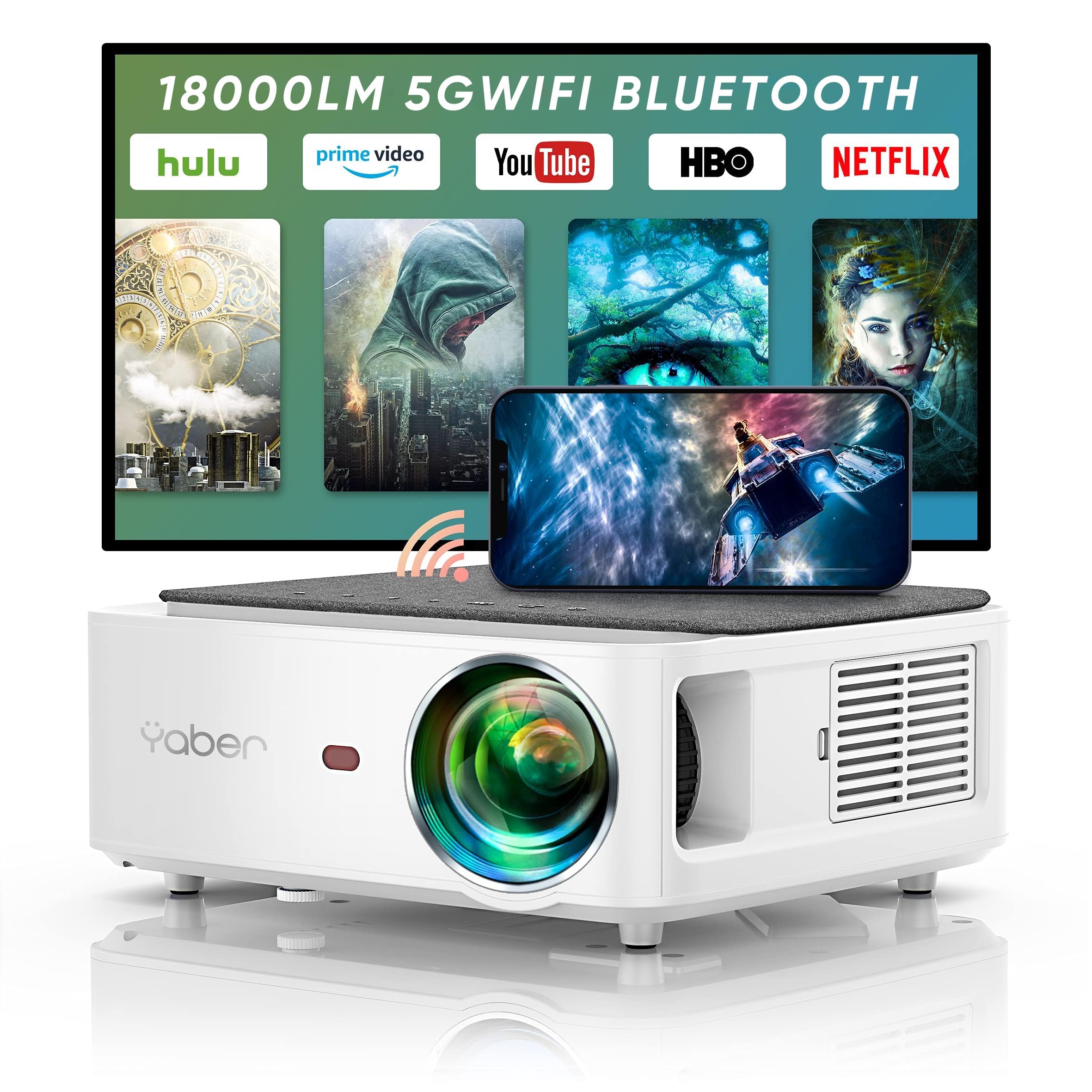 YABER 1080P WiFi 5G Bluetooth 4K Full HD Keystone Zoom Function Small Home Storage Bag Home Theater V6 Projector, Compatible, Compatible, 4D/4P білий
YABER 1080P WiFi 5G Bluetooth 4K Full HD Keystone Zoom Function Small Home Storage Bag Home Theater V6 Projector, Compatible, Compatible, 4D/4P білий
