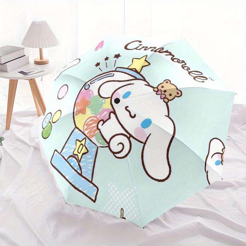 1pc Green Background Cinnamoroll Design Automatic Open/CloseUmbrella-CuteUmbrella with Cute Design, Portable 3-Fold Compact Umbrella for Men & Women,
1pc Green Background Cinnamoroll Design Automatic Open/CloseUmbrella-CuteUmbrella with Cute Design, Portable 3-Fold Compact Umbrella for Men & Women,
