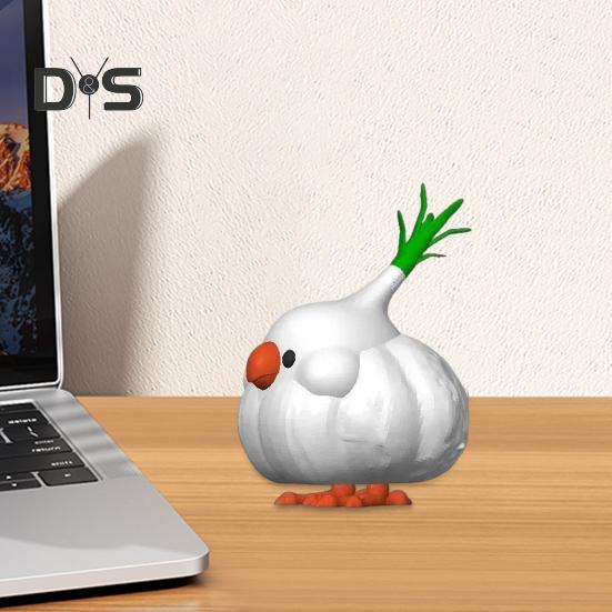 Garlic Birds Ornament 3D Printed PLA Material Mini Figurine Colorful Coffee Table Ornament Home Accessories білий
Garlic Birds Ornament 3D Printed PLA Material Mini Figurine Colorful Coffee Table Ornament Home Accessories білий