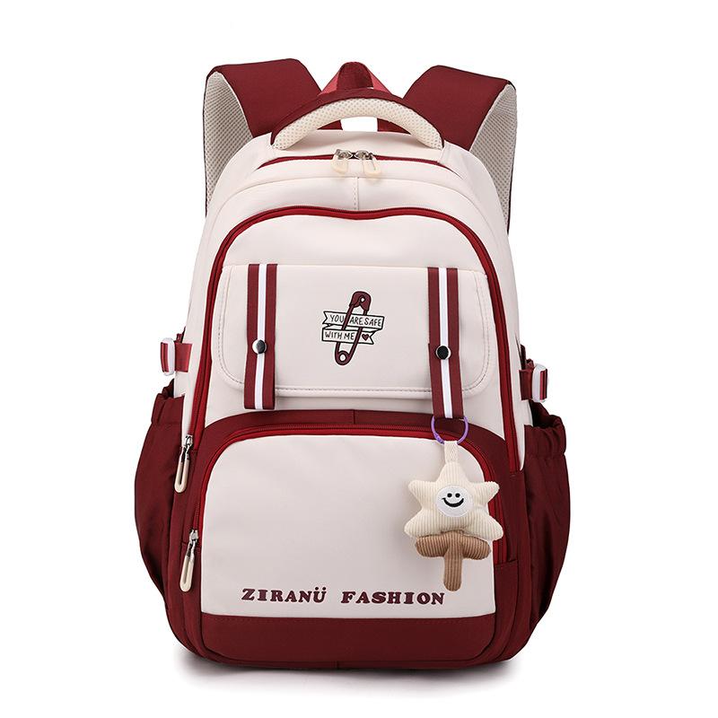 Шкільний рюкзак для початкової школи з підвіскою «Морозиво» 1-6 клас. Симпатичний барвистий шкільний ранець для дівчаток, водонепроникний шкільний портфель великої місткості червоний
Шкільний рюкзак для початкової школи з підвіскою «Морозиво» 1-6 клас. Симпатичний барвистий шкільний ранець для дівчаток, водонепроникний шкільний портфель великої місткості червоний