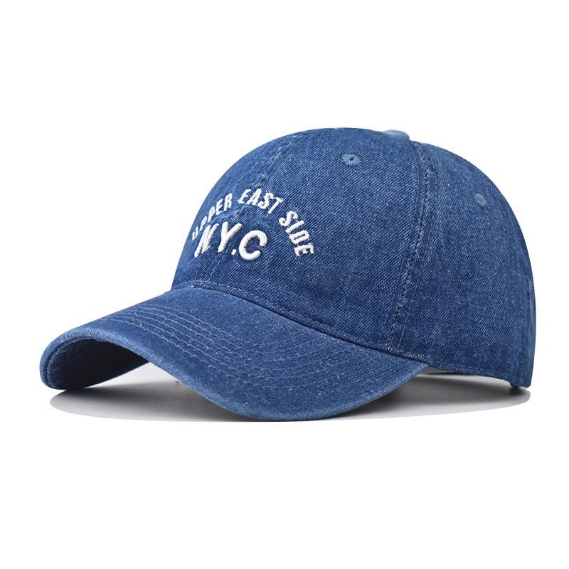 Embroidered Nyc Letter Denim Cap With Curved Brim And Windproof For Outdoor Use Dark Denim
Embroidered Nyc Letter Denim Cap With Curved Brim And Windproof For Outdoor Use Dark Denim