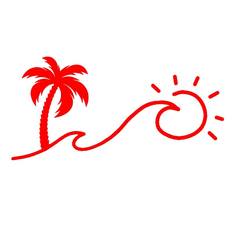 LYKX Palm Tree and Waves That Turn Into The Sun Sticker Car Stickers Cute Accessories Stylish Exterior Parts Vinyl Decals 16CM X 7.8CM красный
LYKX Palm Tree and Waves That Turn Into The Sun Sticker Car Stickers Cute Accessories Stylish Exterior Parts Vinyl Decals 16CM X 7.8CM красный