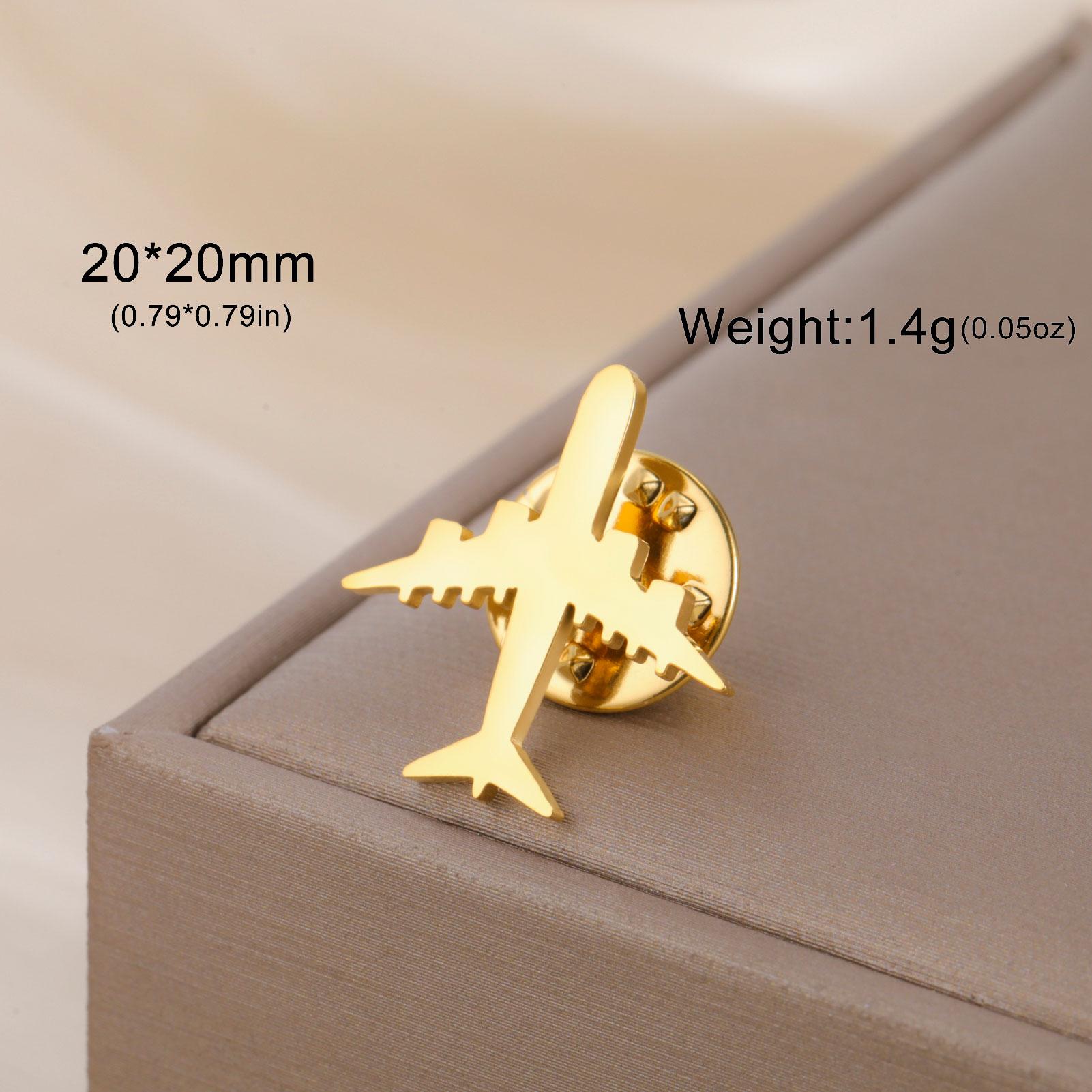 Lucktune Airplane Brooch airplane pins for clothes Stainless Steel Adjustable Aviation Pilot Gift Travel Accessory pin aviacion
Lucktune Airplane Brooch airplane pins for clothes Stainless Steel Adjustable Aviation Pilot Gift Travel Accessory pin aviacion