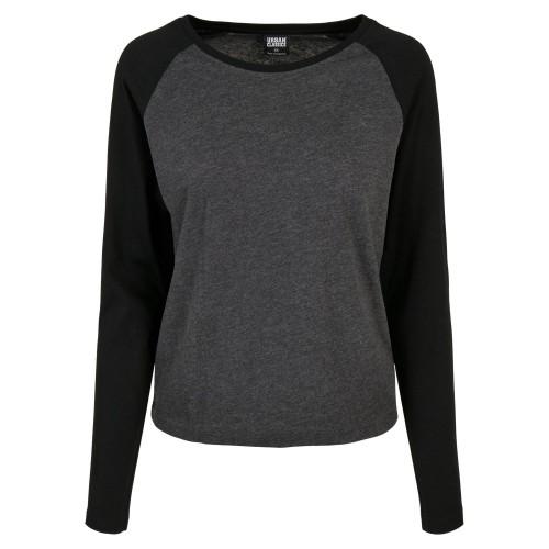 Urban Classics Womens/Ladies Contrast Raglan Long-Sleeved T-Shirt S чорний/деревне вугілля
Urban Classics Womens/Ladies Contrast Raglan Long-Sleeved T-Shirt S чорний/деревне вугілля