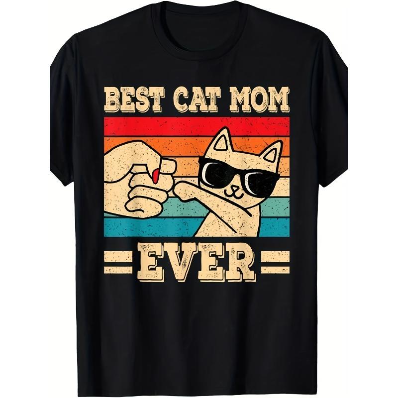 Unisex New Limited Edition Best Cat Mom Ever Graphic T-Shirt Retro Vintage Cat Paw Print Casual Everyday Top 4XL чорний
Unisex New Limited Edition Best Cat Mom Ever Graphic T-Shirt Retro Vintage Cat Paw Print Casual Everyday Top 4XL чорний