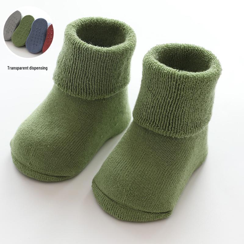 Thickened Non-slip Baby Socks: Autumn/Winter Mid-calf Floor Socks for Newborns and Children XS 0-6 months
Thickened Non-slip Baby Socks: Autumn/Winter Mid-calf Floor Socks for Newborns and Children XS 0-6 months