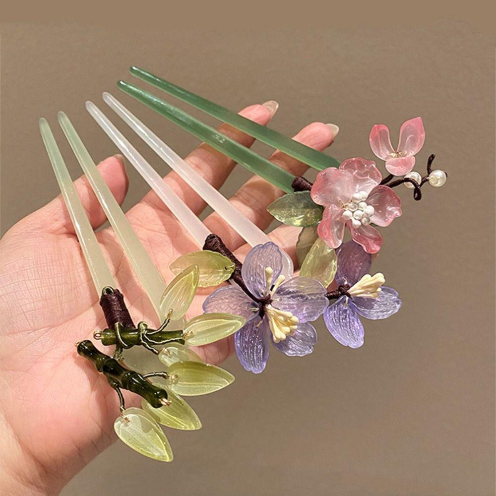 Flower U Shape Hairpin Hair Sticks for Buns Chinese Style Hair Stick Ancient Style Women style 1
Flower U Shape Hairpin Hair Sticks for Buns Chinese Style Hair Stick Ancient Style Women style 1