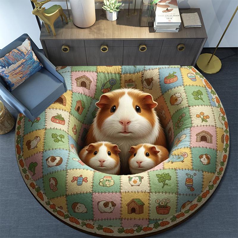 Cartoon Print Round Area Rug,Carpet Rug for Living Room Bedroom Sofa Playroom Decor,Non-slip Floor Mat 80cmx80cm
Cartoon Print Round Area Rug,Carpet Rug for Living Room Bedroom Sofa Playroom Decor,Non-slip Floor Mat 80cmx80cm