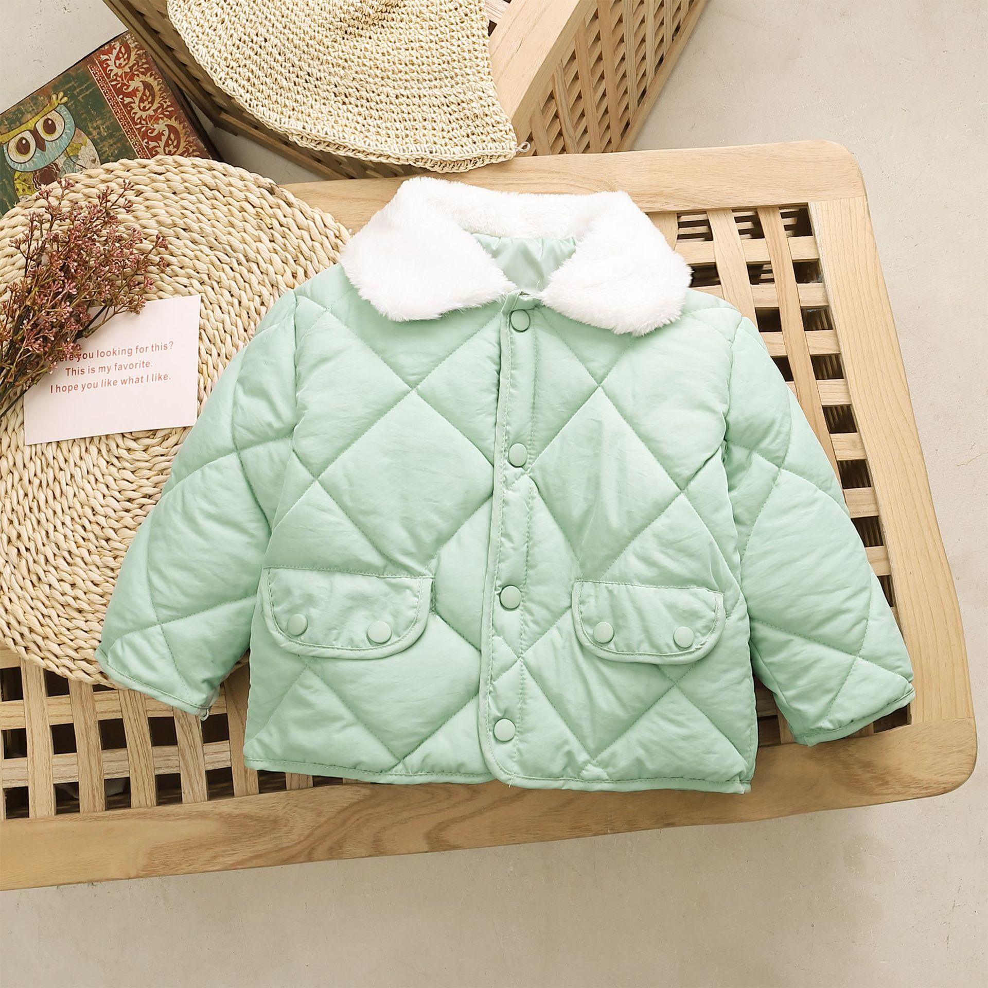 Осенне-зимняя детская одежда Пальто для девочек с меховым воротником Легкий пуховик для младенцев Куртка ярких цветов для детей 130cm светло-зеленый
Осенне-зимняя детская одежда Пальто для девочек с меховым воротником Легкий пуховик для младенцев Куртка ярких цветов для детей 130cm светло-зеленый