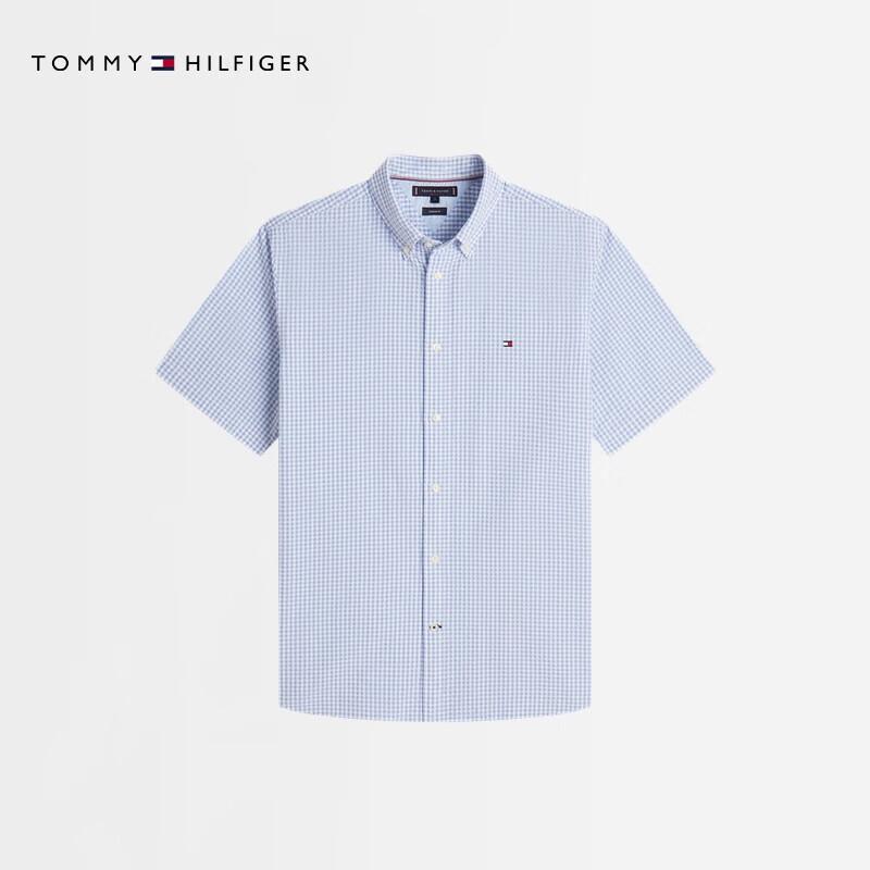 Чоловіча сорочка Tommy Hilfiger з мусліну в клітинку, з коротким рукавом M
Чоловіча сорочка Tommy Hilfiger з мусліну в клітинку, з коротким рукавом M