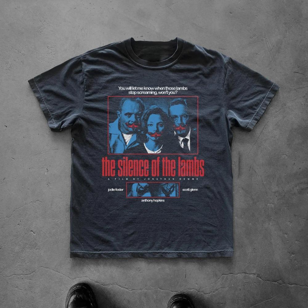 Silence of The Lambs Movie Shirt Vintage Hannibal Lecter Tee Clothing Graphic Short Sleeve Shirt Unisex Unisex Women AllSeason 4XL
Silence of The Lambs Movie Shirt Vintage Hannibal Lecter Tee Clothing Graphic Short Sleeve Shirt Unisex Unisex Women AllSeason 4XL