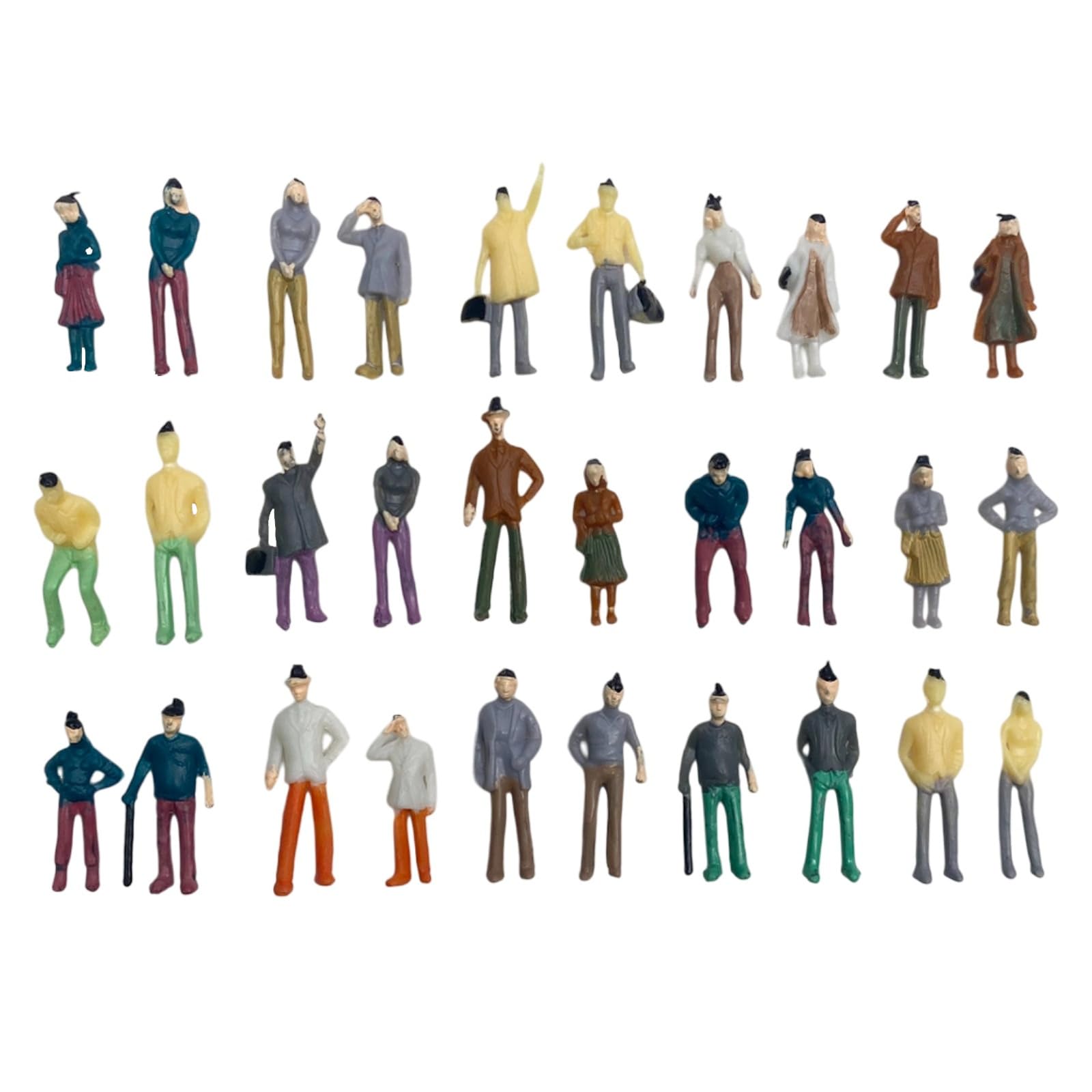 Lunari Diorama Collection 1:75 Scale Model Figures, Set of 30, Random, Scenery Accessories, Human Figures, Diorama Supplies, Model Trains
Lunari Diorama Collection 1:75 Scale Model Figures, Set of 30, Random, Scenery Accessories, Human Figures, Diorama Supplies, Model Trains