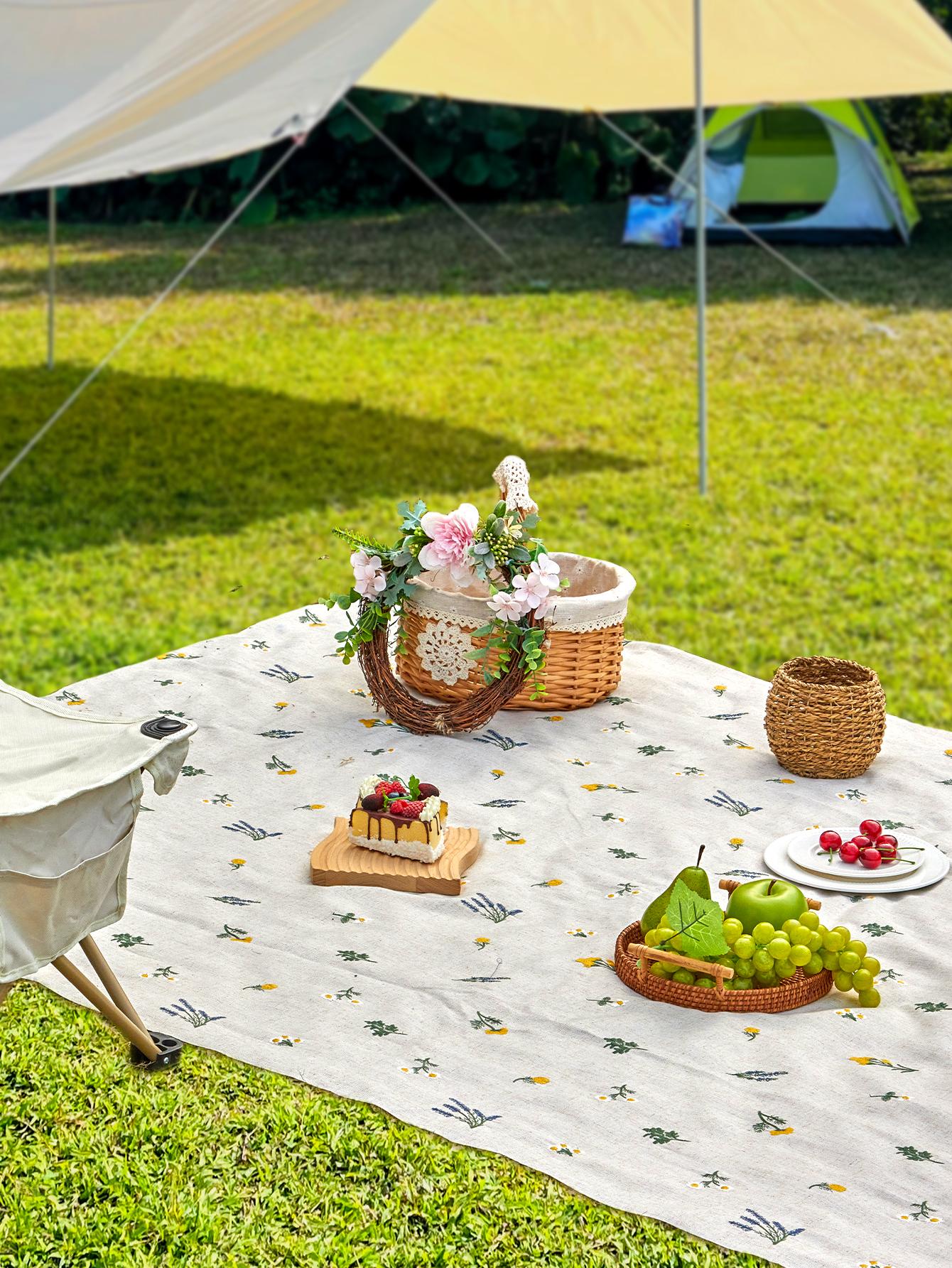 Linen Wheat Ear Embroidery Outdoor Picnic Mat Travel Dining Mat Rustic Country Style Lawn Blanket for Garden Park Camping 138x100cm бежевый
Linen Wheat Ear Embroidery Outdoor Picnic Mat Travel Dining Mat Rustic Country Style Lawn Blanket for Garden Park Camping 138x100cm бежевый