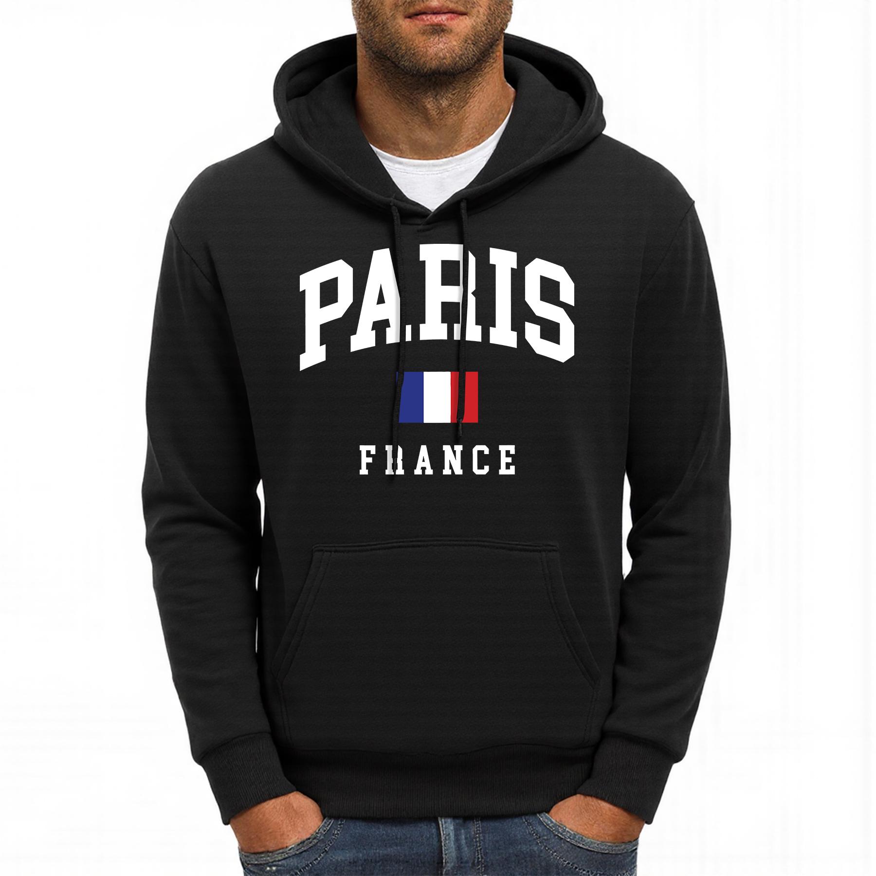Paris France Flag Printing Mens Hoodies Comfortable Pocket Hoodie Fleece Autumn Clothing Casual All-Match Man Streetwear 3XL
Paris France Flag Printing Mens Hoodies Comfortable Pocket Hoodie Fleece Autumn Clothing Casual All-Match Man Streetwear 3XL