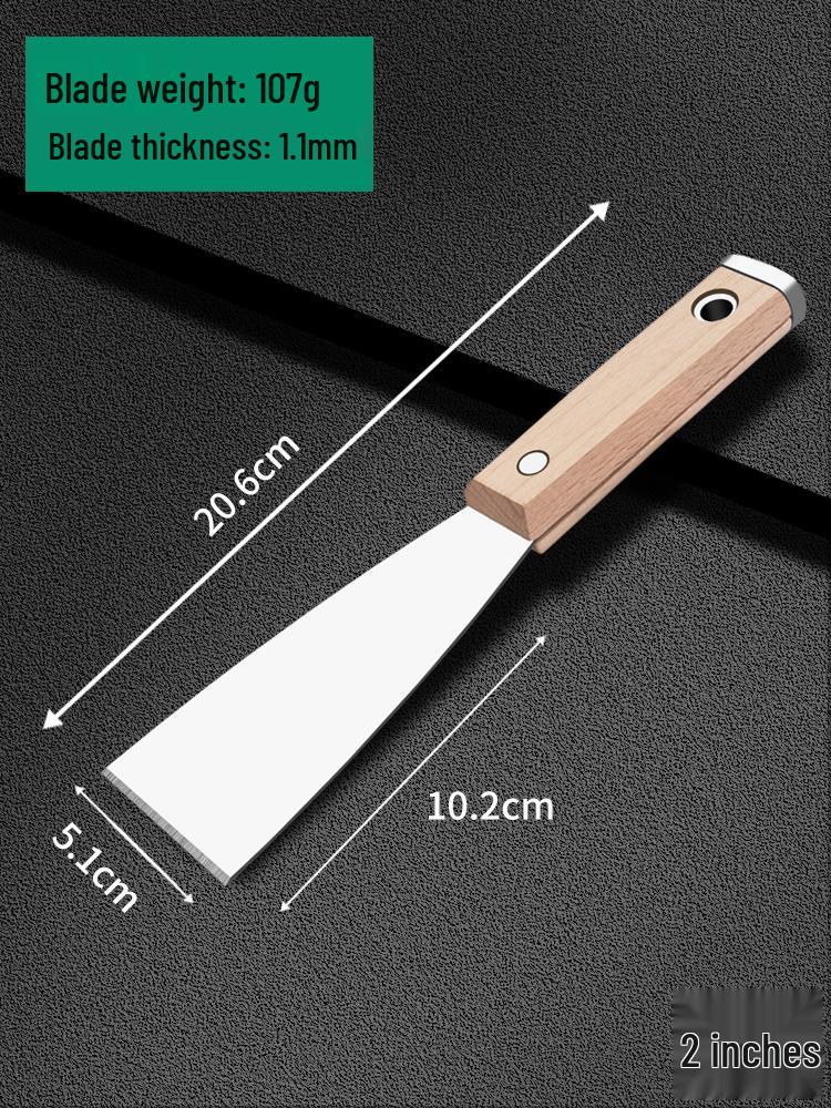 Stainless Steel Putty Knife and Scraper with Hammerable Handle
Stainless Steel Putty Knife and Scraper with Hammerable Handle