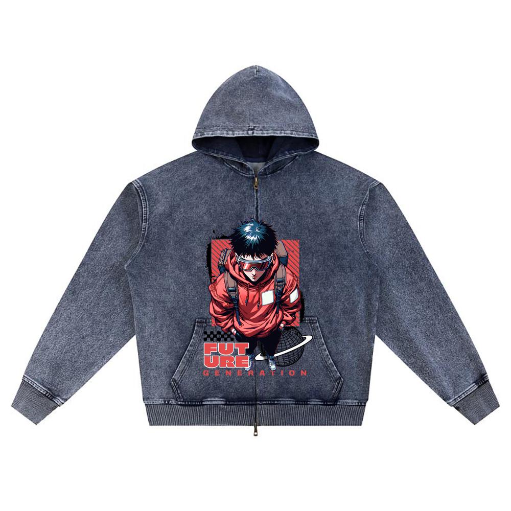 DTG print Knitted Denim Zip-Up Hoodie Future Generation Brother Print Zipper Hoodies XL темно-синий
DTG print Knitted Denim Zip-Up Hoodie Future Generation Brother Print Zipper Hoodies XL темно-синий