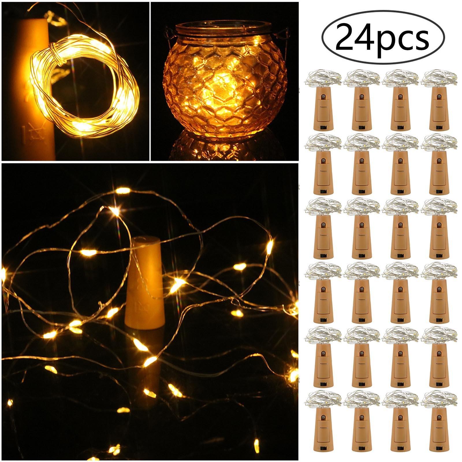 Светодиодные гирлянды для бутылок в форме пробки для рождественской свадьбы One Size
Светодиодные гирлянды для бутылок в форме пробки для рождественской свадьбы One Size