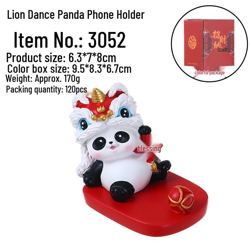 Guochao Lion Dance Lucky Cat Phone Stand - Decorative Desktop Gift
Guochao Lion Dance Lucky Cat Phone Stand - Decorative Desktop Gift