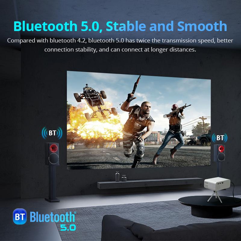 L012AH Remote Electric Focus Bluetooth-compatible Portable 110 ANSI Home Theater Projector (CE) EU Plug
L012AH Remote Electric Focus Bluetooth-compatible Portable 110 ANSI Home Theater Projector (CE) EU Plug