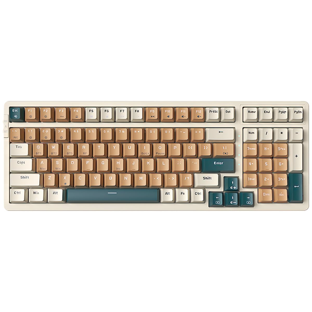 Merdia Mechanical Keyboard Wired Connection 100 Keys Independent Key Switch RGB Backlight English Layout ABS Material For Mac Win Brown Off Beige
Merdia Mechanical Keyboard Wired Connection 100 Keys Independent Key Switch RGB Backlight English Layout ABS Material For Mac Win Brown Off Beige