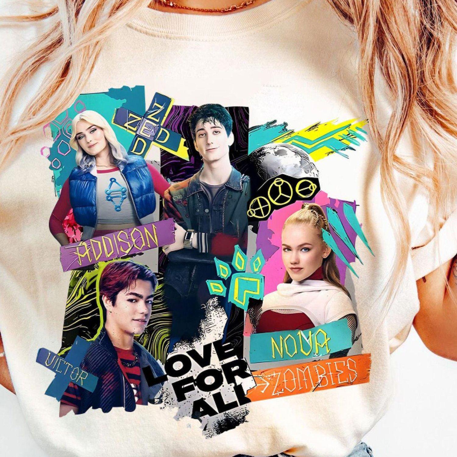 Womens Descendants and Zombies 4 Character Tshirt Pattern Pure Cotton Four Seasons New Couple Fashion Street Wear 4XL
Womens Descendants and Zombies 4 Character Tshirt Pattern Pure Cotton Four Seasons New Couple Fashion Street Wear 4XL