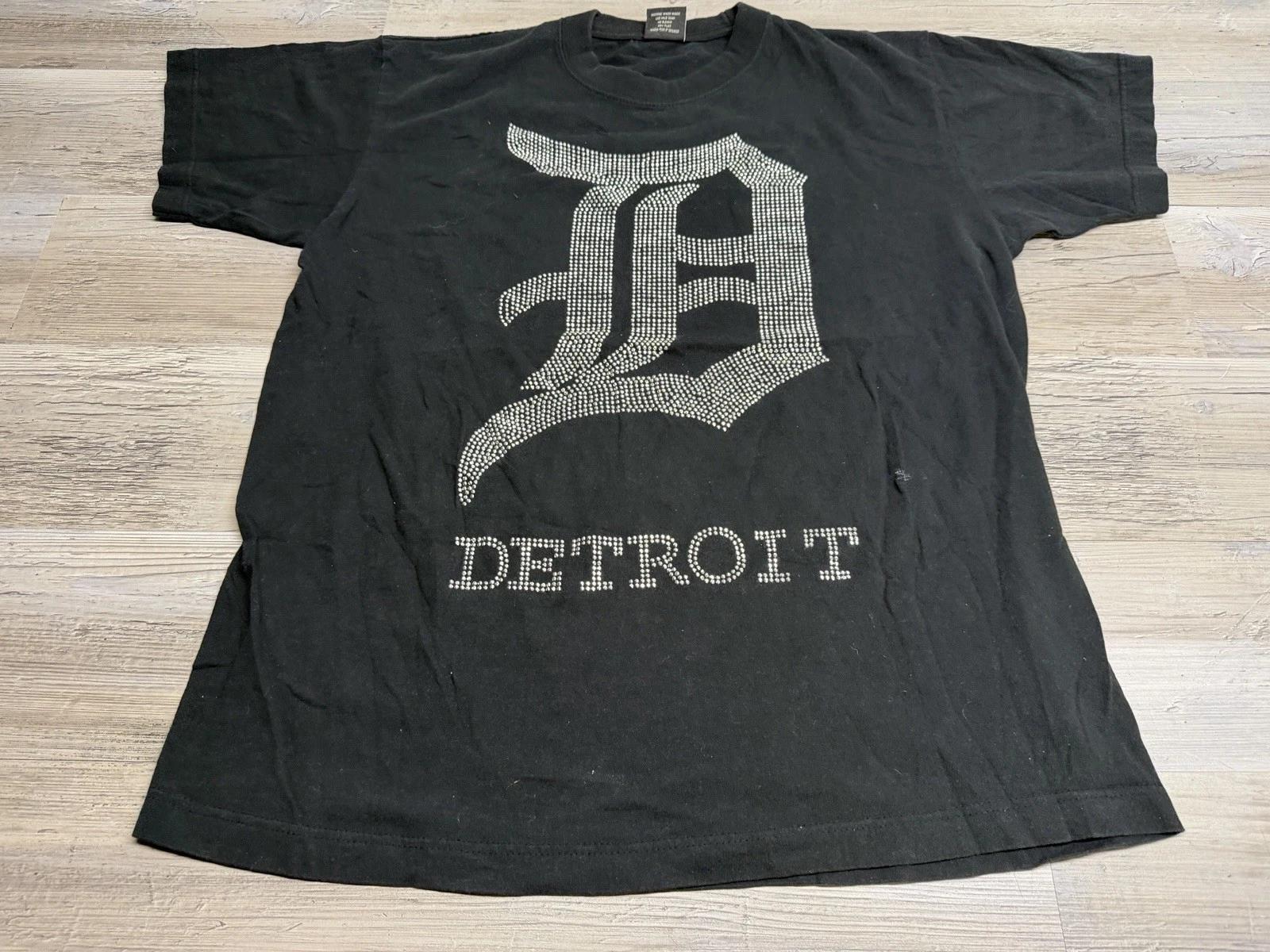 Detroit Tigers Rhinestone Embellished T-Shirt Black 2XL Old English D Majestic 4XL
Detroit Tigers Rhinestone Embellished T-Shirt Black 2XL Old English D Majestic 4XL