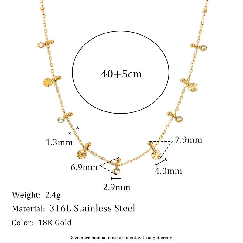 MamacitaSlay 316L Stainless Steel Zircon Flower Stackable Necklace Party Waterproof Neck Jewelry Women s Elegant Necklace Gift 45cm
MamacitaSlay 316L Stainless Steel Zircon Flower Stackable Necklace Party Waterproof Neck Jewelry Women s Elegant Necklace Gift 45cm