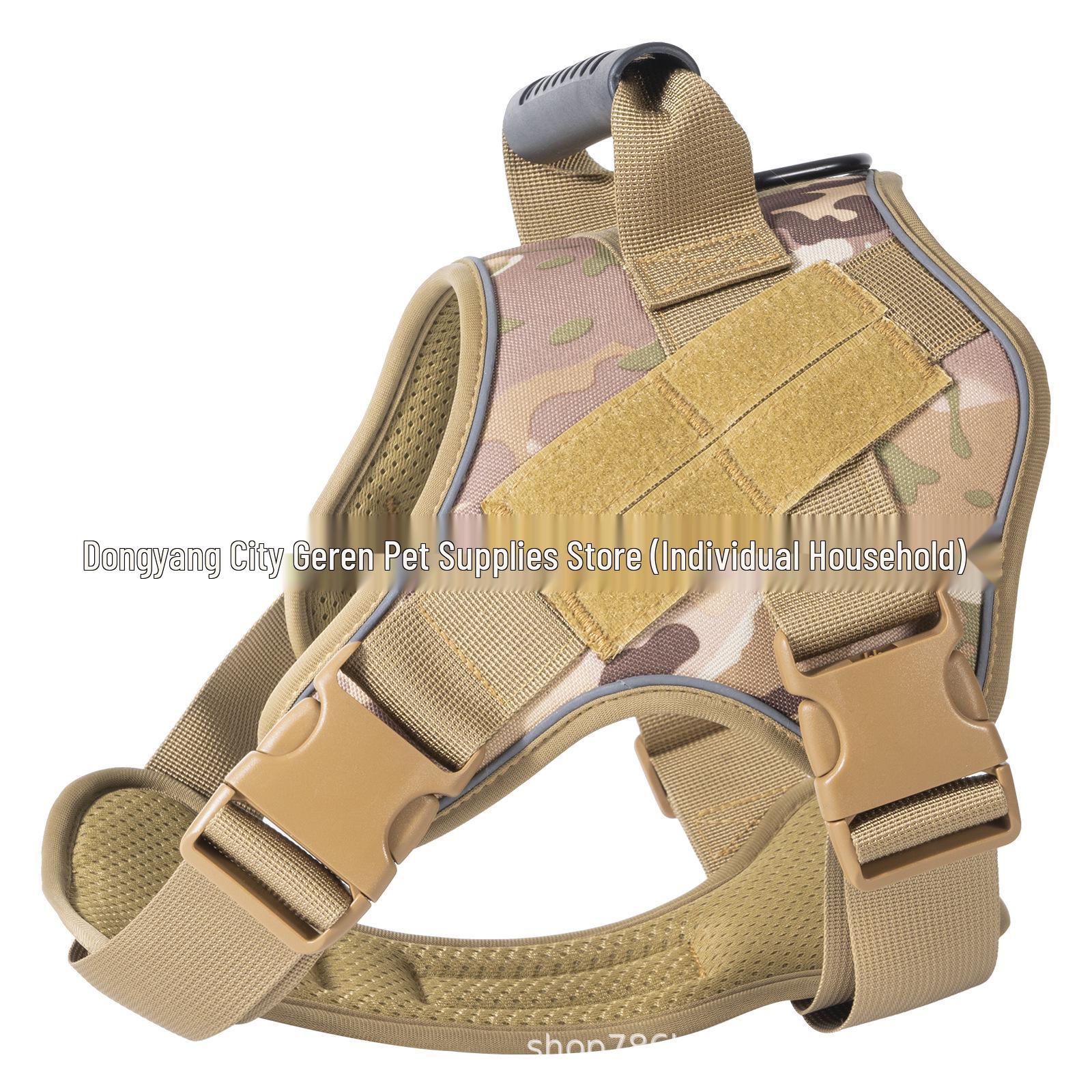 Oxford Cloth Tactical Vest for Medium to Large Dogs - Wear-resistant, Explosion-proof, Reinforced D-ring for Outdoor Training. S камуфляжний/пустельний
Oxford Cloth Tactical Vest for Medium to Large Dogs - Wear-resistant, Explosion-proof, Reinforced D-ring for Outdoor Training. S камуфляжний/пустельний