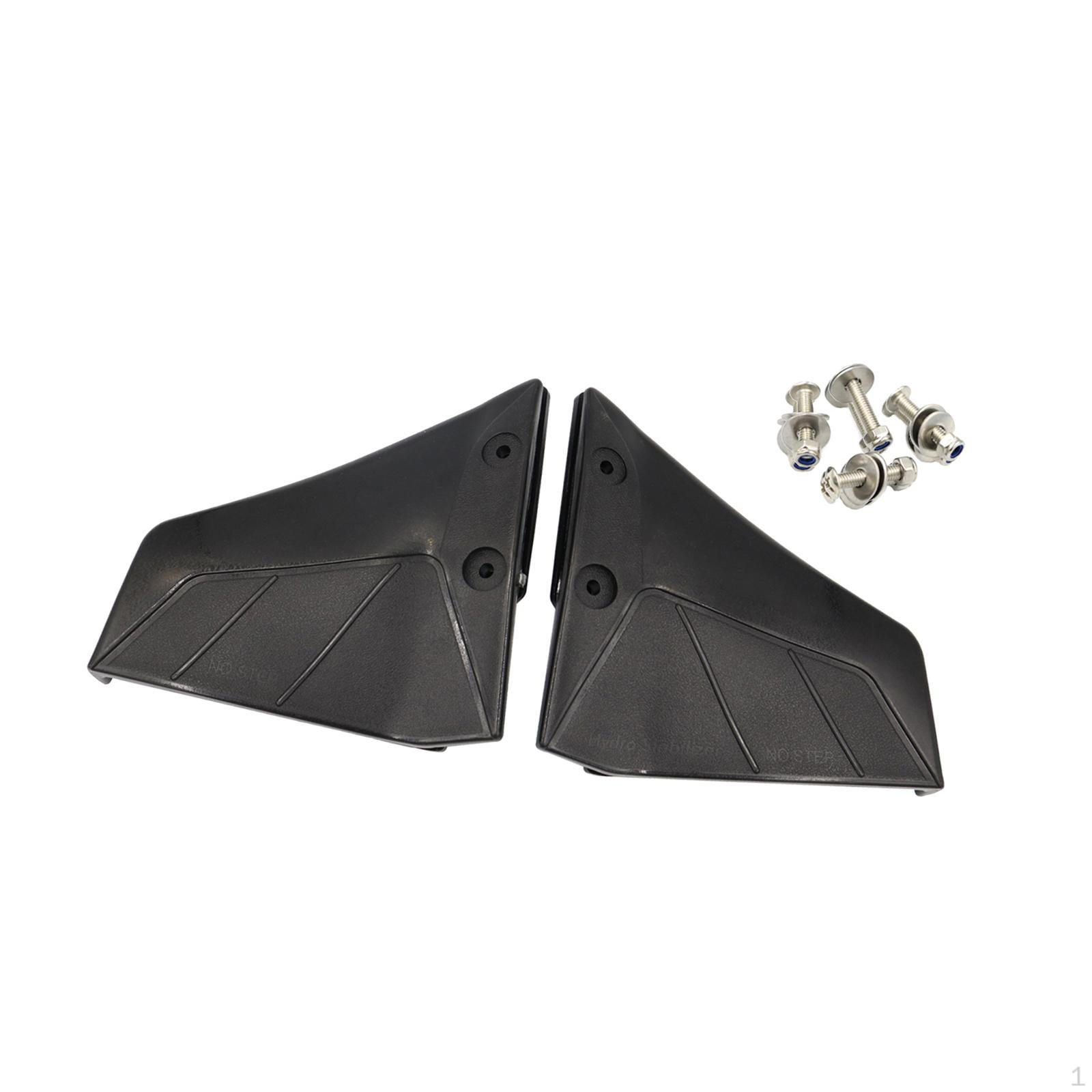 2x Hydrofoil Stabilizer Fits 4 to 50 Engines ABS Plastic Aft with Bolt Nut Motor
2x Hydrofoil Stabilizer Fits 4 to 50 Engines ABS Plastic Aft with Bolt Nut Motor