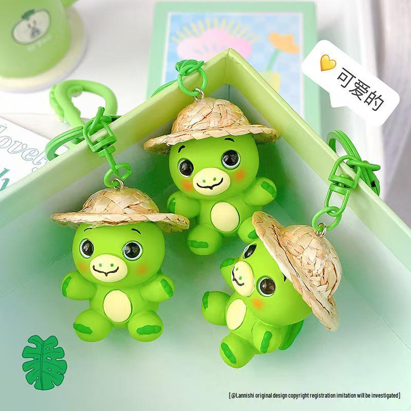 Adorable Silicone Turtle Keychain - Ugly & Cute Turtle Little Eight Series Pendant Accessory 5 cm світло-зелений колір
Adorable Silicone Turtle Keychain - Ugly & Cute Turtle Little Eight Series Pendant Accessory 5 cm світло-зелений колір