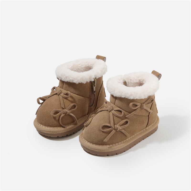 Winter Baby Snow Boots Leather Butterfly-knot Warm Fur Toddler Kids Princess Shoes Little Girls Boots EU 15-25 26 абрикосовий
Winter Baby Snow Boots Leather Butterfly-knot Warm Fur Toddler Kids Princess Shoes Little Girls Boots EU 15-25 26 абрикосовий