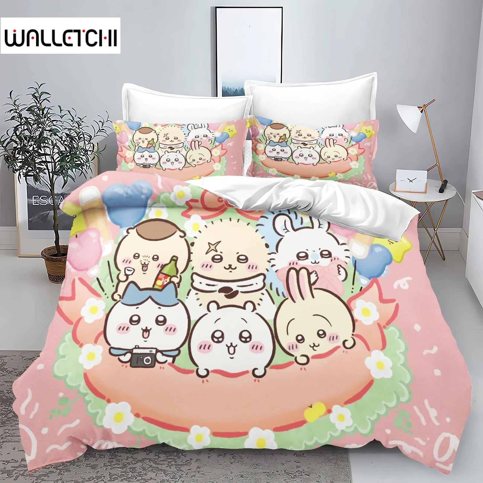 Chiikawa Bedding Set Duvet Cover 3-Piece Set 1 Quilt Cover Universal, Suitable For Children And Adults Covers Twin Size Sets EU Single 135x200cm
Chiikawa Bedding Set Duvet Cover 3-Piece Set 1 Quilt Cover Universal, Suitable For Children And Adults Covers Twin Size Sets EU Single 135x200cm