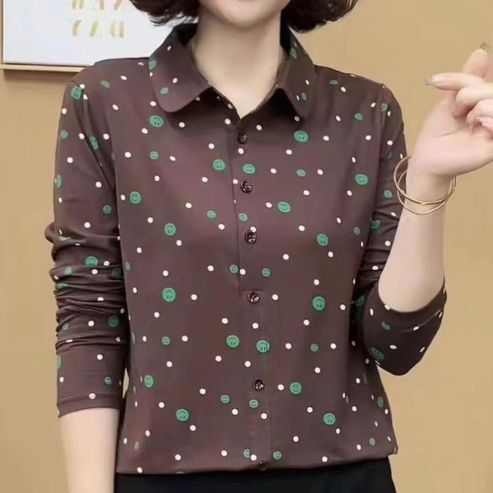 2025 new middle-aged spring and autumn T-shirt top shirt in the elderly blouse collar bottoming shirt L жовтий
2025 new middle-aged spring and autumn T-shirt top shirt in the elderly blouse collar bottoming shirt L жовтий